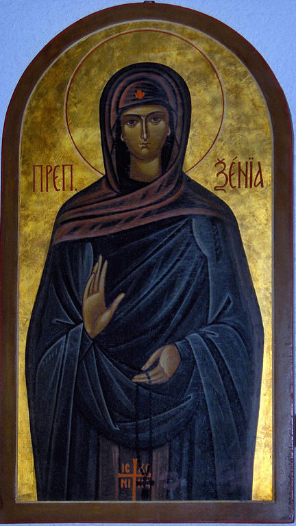 432px-Icon_of_Saint_Xenia_of_Rome,_San_Remo